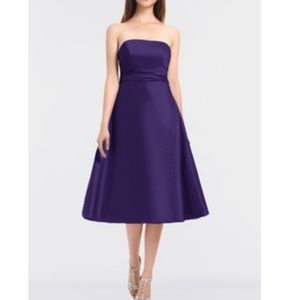 NWT Alfred Angelo eggplant purple elegant size 16 dress prom wedding bridesmaid